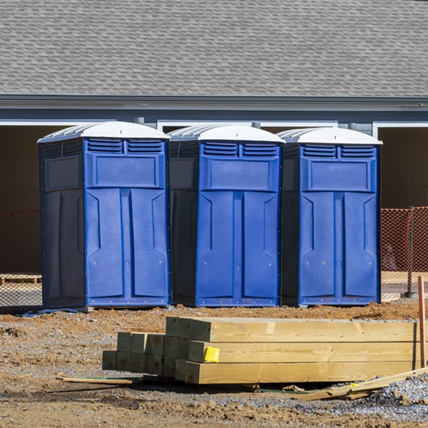 what is the maximum capacity for a single porta potty in Richland Georgia